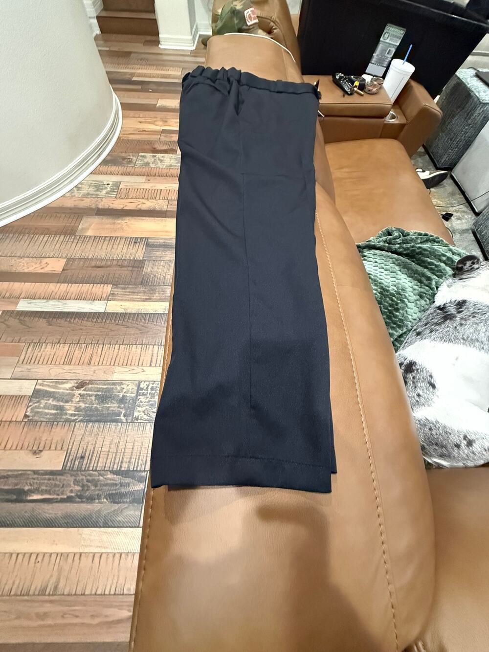 Security Guard Uniform Pants Navy Blue Size 16 Flat Front Work Trousers
